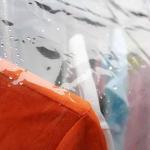 Clear Dustproof Garment Rack Cover with Zippers