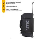 RTIC Rolling Duffle Bag with Wheels - Black
