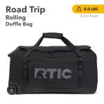 RTIC Rolling Duffle Bag with Wheels - Black