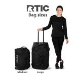 RTIC Rolling Duffle Bag with Wheels - Black