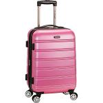 Rockland Melbourne Pink Expandable Hardside Spinner Luggage