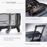 Samsonite Omni 20-Inch Teal Hardside Carry-On