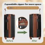 Merax 28-Inch Hard Shell Luggage with Wheels