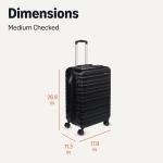 Amazon Basics 26" Expandable Hardside Luggage - Black