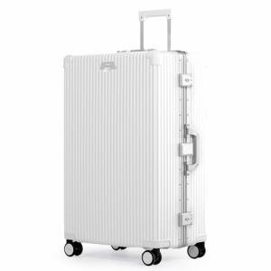 Nobl Zipperless 30" Check-In Suitcase - White