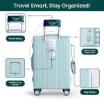 Nobl Travel Carry-On Suitcase with Spinner Wheels