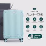 Nobl Travel Carry-On Suitcase with Spinner Wheels
