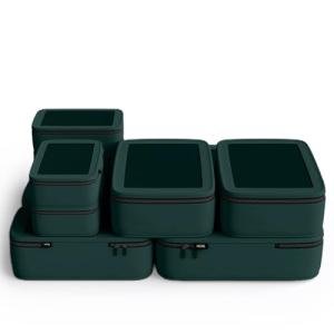 NOBL Compressible Packing Cubes Set - Forest Green