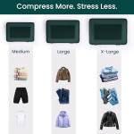 NOBL Compressible Packing Cubes Set - Forest Green
