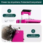 Nobl Zipperless Carry-On Luggage with Spinner Wheels