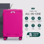 Nobl Zipperless Carry-On Luggage with Spinner Wheels