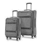 American Tourister Whim Expandable Luggage Set, Grey