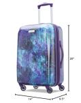 American Tourister Moonlight Hardside Expandable Luggage with Spinner Wheels, Cosmos, Carry-On 21-Inch