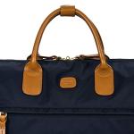 Bric's X-Bag/X-Travel 2.0 Deluxe Overnight Duffel Bag - 22" Luxury Weekender Bag for Women and Men Navy