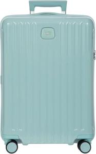 Bric's Positano 21-Inch Spinner - Luxury Carry-On Luggage With Spinner Wheels - Lightweight Suitcases Made From Durable Polycarbonate - Comes with Protective Cover - Light Blue