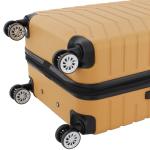Wrangler Tahoe 3 Piece Spinner Luggage Set, Amber Gold