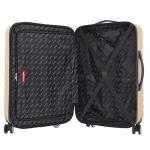 Wrangler Tahoe 3 Piece Spinner Luggage Set, Amber Gold