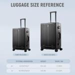 UrbanExplorer 20 Inch Zipperless Carry On Luggage