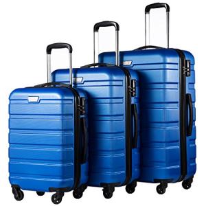 Coolife Lightweight 3-Piece Hardside Luggage Set