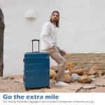 Coolife Expandable Caribbean Blue 28" Spinner Suitcase