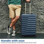 COOLIFE 3-Piece Expandable Suitcase Set - Teal