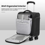 Coolife Lightweight Underseat Rolling Travel Bag