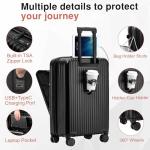 VentureVault 20-Inch Hard Shell Carry-On Luggage