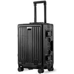 VentureVault 20" Zipperless Carry On Luggage - Black