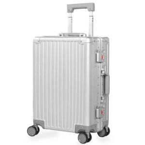 VentureVault Aluminum Carry-On Luggage with Spinner Wheels