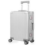 VentureVault Aluminum Carry-On Luggage with Spinner Wheels