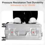 VentureVault Aluminum Carry-On Luggage with Spinner Wheels