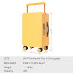 VentureVault Zipperless Hard Shell Carry-On Luggage