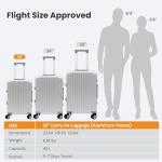 VentureVault 22 inch Zipperless Carry On Luggage