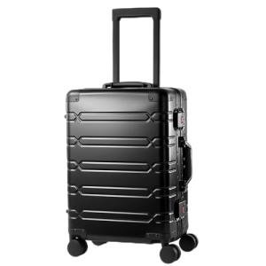 VentureVault Aluminum Carry-On Luggage with Spinner Wheels