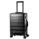 VentureVault Aluminum Carry-On Luggage with Spinner Wheels