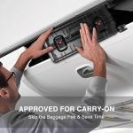 VentureVault Aluminum Carry-On Luggage with Spinner Wheels