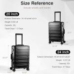 VentureVault Aluminum Carry-On Luggage with Spinner Wheels