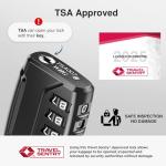 Puroma 2 Pack TSA Luggage Locks with 4 Digits