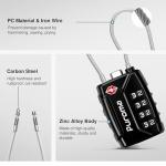 Puroma 2 Pack TSA Luggage Locks with 4 Digits