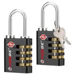TSA Approved Dual-Access Luggage Locks (2 Pack)