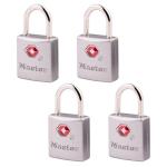 TSA Approved Brass Luggage Locks - 4 Pack