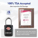 TSA Approved Zinc Alloy Luggage Locks - 2 Pack