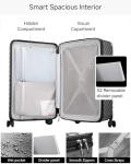 LUGGEX 28-Inch Expandable Hard Shell Suitcase
