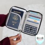 Travelon RFID Passport Zip Wallet for Tourists