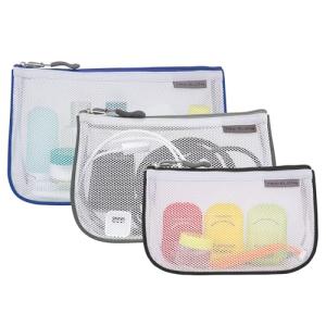 Travelon Set of 3 Colorful Piped Pouches