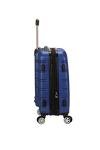 Rockland Melbourne Blue Expandable Spinner Carry-On 20-Inch