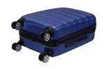 Rockland Melbourne Blue Expandable Spinner Carry-On 20-Inch