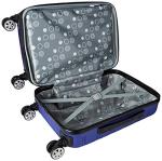 Rockland Melbourne Blue Expandable Spinner Carry-On 20-Inch