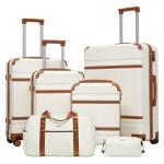 6-Piece Hardshell Luggage Set with Spinner Wheels