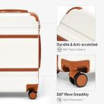 6-Piece Hardshell Luggage Set with Spinner Wheels